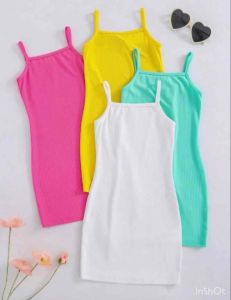 HALTER NECK DRESS FOR KIDS - MINI DRESS FOR KIDS - SANDO DRESS FOR KIDS
