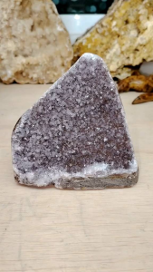 Natural High Gred Uruguay Special Rainbow Amethyst Druse Ornament RA18