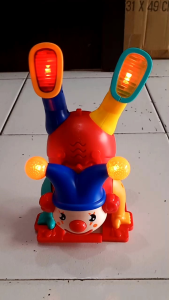 Mainan Anak Badut Upside Down - Crazy Circus Clown/ MAINAN BADUT CIRCUS LAMPU MUSIC