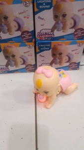 Mainan Boneka Bayi Merangkak Untuk Edukasi Anak 6-12 Bulan