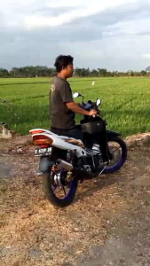 KNALPOT STANDART RACING FCR TYPE FULL PRESS SUARA PREPET