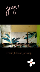 lukisan abstrak minimalis lukisan minimalis teksture modern