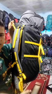 TAS HIKUNG CARRIER CAMPING KAPASITAS 60 LITER BAHAN CORDURA +FIBER TEBAL