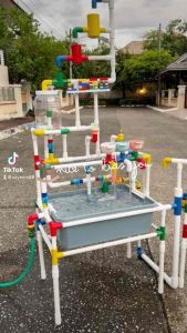 waterplay station โต๊ะเล่นน้ำเด็กเสริมทักษะ สถานีน้ำสำหรับเด็ก ของเล่นเสริมพัฒนาการ โต๊ะเล่นน้ำ โต๊ะเล่นน้ํา - Lazada