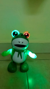 NEW ELECTRIC INTERESTING DANCING FROG WITH MUSIC AND COLORFUL LIGHT