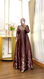 gamis muslim wanita mewah armani
