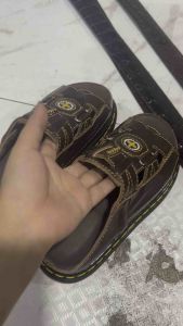 Dép Nam Quai Ngang Da Bò Cao Cấp Doctor Dr.Martens Hàng VNSX - Mã D8