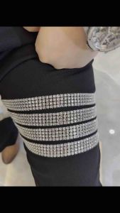 Quần tây nam chất tăm lì dày dặn đính 4 kẻ đá chắc chắn phù hợp nhiều phong cách