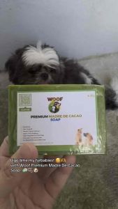 PREMIUM MADRE DE CACAO SOAP (3 PCS) - Deodorizes & Lessens Shedding - Repels Ticks & Fleas - Anti-Dandruff - For Smooth & Silky Fur