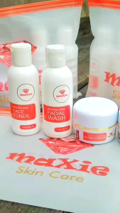 Maxie skincare paket 4 skincare glow BPOM