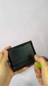 Bóp da bò nappa cao cấp bóp dáng ngang 12x9.5 có hộp nhiều ngăn thẻ. Ví nam THANHN LEATHER mã TLNST