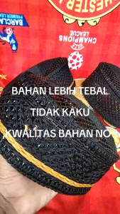 PECI KOPYAH RAJUT JARING TERBARU tinggi 15