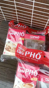 {MUA 1 TẶNG 1}COMBO 3 SÉT CÀ PHÊ PHỐ NÓNG HỘP 10 GÓI×16G– { Tặng kèm ly thủy tinh dày dặn có quai 360ml}