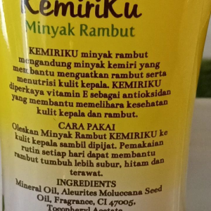 Happy Kemiriku Minyak Rambut 100 mL / Minyak Kemiri Vitamin E /Nahisa1