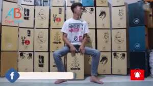 Trống AB drum hình mỏ neo có tay vặn chỉnh - tặng miếng lót chống ê mông - bảo hành 12 tháng