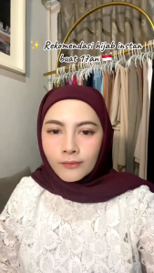 Hijab Instant Segitiga Premium || Segitiga Inner 2 Layer Ceruty Baby Doll Premium