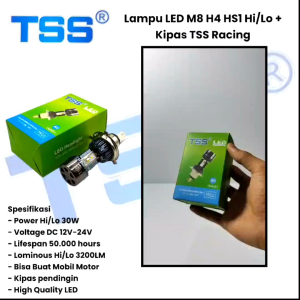 Lampu LED Mobil TSS A2-H4: Kipas Pendingin & Lampu HI LOW