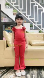 ZHAZA SET 2Pcs SETELAN ANAK PEREMPUAN USIA 1-7tahun