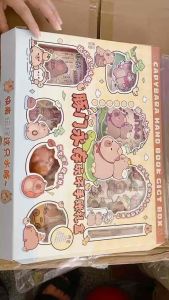 Hộp Quà Phụ Kiện (Sổ Bút Móc Khoá Mochi Giấy Note Sticker…) CAPYBARA/Công Chúa Đáng Yêu Cho Bé