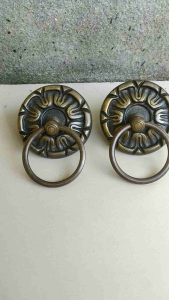 Tarikan Pintu Rumah Kuningan Motif Gby 051 Antik 2 pcs