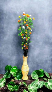 20 Batang Bambu Ulir Hias Tinggi 150cm (Tanpa VAS) anyelir merah / anyelir pink / anyelir ungu tua / anyelir kuning / maple hijau / cordelia / beringin / maple orens