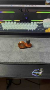 iconblue88 NEW Jalu Spiral heng warna ORANGE Bahan Aluminium CNC Universal semua jenis motor PNP bisa COD