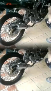 KNALPOT NINJA R/RR PlAT GALVANIS SUARA GARING