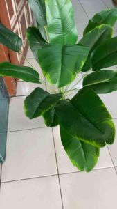 Daun pisang artifisial isi 18pcs