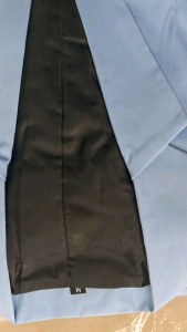 Jas Blazer Wanita Slim Fit Warna Biru Langit