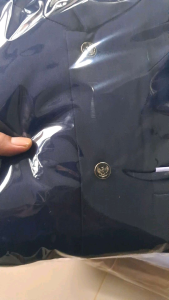 Jas Koko Jasko Mandarin Muslim Warna Biru Navy