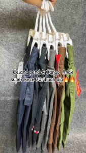 Celana Pendek Cargo Anak-anak usia 1-15 Tahun bahan canvas premium full printing