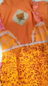 Baju terusan muslim untuk anak cewek wanita kaos orenz orange moeslim wear