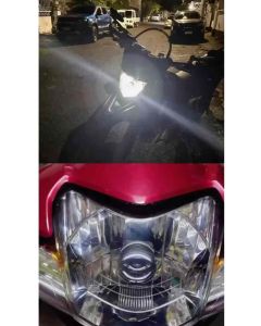 🔥READY STOCK 📣 1PCS UNIVERSAL MINI BILED LAMP LED H4 HEADLIGHT LED PROJECTOR LENS MOTORCYCLE HEAD LAMP MINI PROJECTOR SPOT LIGHT