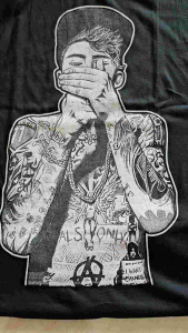 Kaos Atasan oblong pria Lengan pendek Kaos oblong Sablon smiking tato Kaos pria / Kaos Oblong/ Baju Kaos Tshirt/ Tshirt pria / Tshirt pria
