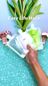 Botol Refill Sabun Cair | Botol Refill Shampoo Sabun | Travel Pouch Fliptop Travel Organizer | Botol Travelling Berbagai Ukuran