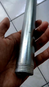 Pipa Penangkal Petir 60 cm + Sok Teflon uk 3/4 inch | Tiang Splitzen