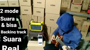 Amplifier Gitar ALMUS yellow spesial Edition