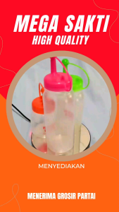 (ISI 1 PCS) BOTOL KECAP / BOTOL SAOS / BOTOL MAYONES / BOTOL MAYONNAISE / BOTOL SAMBAL