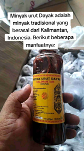 Minyak Ida dayak Kalimantan 250ml Minyak dayak Asli kalimantan berhologram