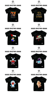 Kaos Anak Berkualitas Tinggi: Bahan Cotton Combed 30s & Kaos Distro Anak 1-6 Tahun