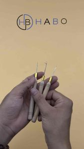 Cây nối tóc lông vũ dụng cụ nối tóc lông vũ dụng cụ tháo tóc lông vũ bằng gỗ