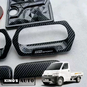 Paket Handle Outer Pintu Tank Cover Grandmax GR SPORT Carbon Glossy