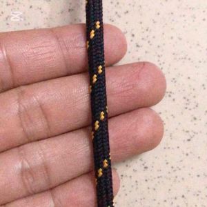 10 mét - Dây Dù dẹp 5mm dày 1.5mm dệt ống oval hoạ tiết ấn tượng dùng làm sp handmade  trang trí