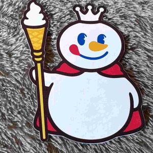 Topper Mixue Karakter Maskot Anak