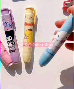 三丽鸥手动橡皮擦Sanrio Cartoon press eraser special product for primary and secondary school students and kindergarten children