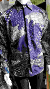 Kemeja Batik Pria Katun Lengan Panjang Atasan Baju Kondangan Pesta Wisuda Modern