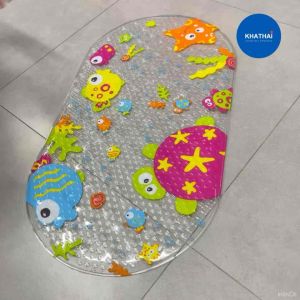 เบราว์เซอร์แผ่นยางกันลื่น กันลื่นในห้องน้ำ ปูมูลเยอะ อุปกรณ์อาบน้ำเด็ก ผู้สูงอายุ 5 ลาย FIN-กันลื่น