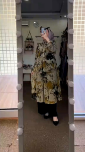 Detail Atasan : 👉Matt. Shakila Premium 👉LD 110cm PB 110cm 👉Busui Resleting Depan 👉Ada Variasi Dibagian Dada 👉Pergelangan Lengan Karet 👉Tali Samping  Detail Bawahan : 👉Matt. Crinkle Airflow Premium 👉Model Kulot 👉l