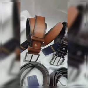 IKAT PINGGANG KULIT IMPORT / GESPER TUSUK 1JARUM DAN 2 JARUM / TALI PINGGANG COWOK BAHAN TEBAL / NEEDLING BELT / IPQ9925