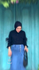 ROK REBECCA JEANS WANITA SPAN BELAH SAMPING KOREA STYLE VARIASI KANCING EMPAT